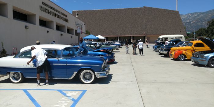 A picture of classic cars at ministry car club