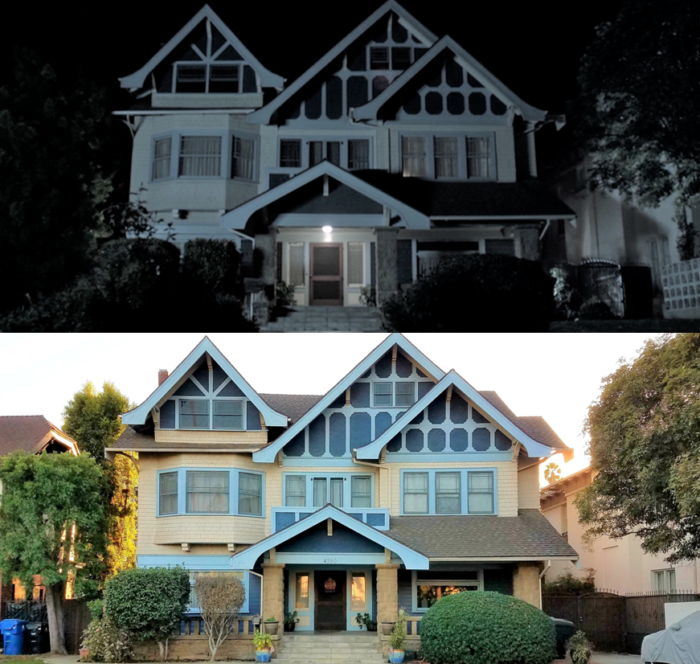 Pictures of Insidious home side by side