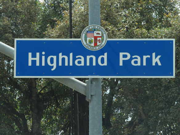 Highland Park Neighborhood Signage